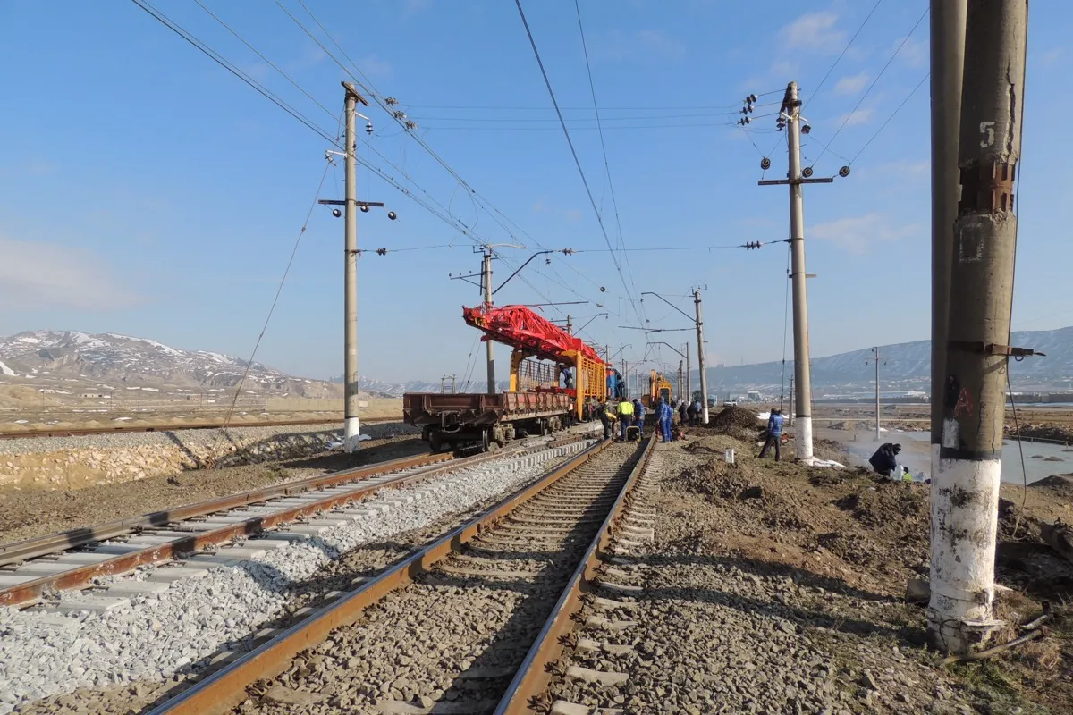 Rekonštrukcia železničnej trate v Azerbajdžane